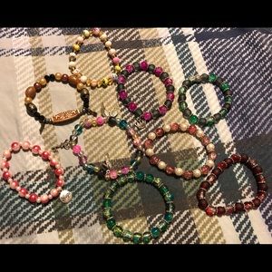 Lot 2 ** 9 home made bracelets